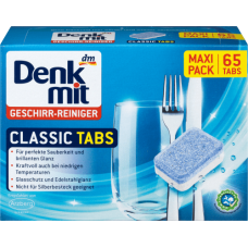 Denkmit Geschirr-Reiniger-Tabs Classic 65St Таб для ПММ (5)