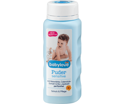 Babylove присипка puder sensitive 100g