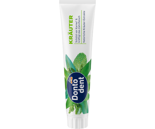 Dontodent зубна паста Kräuter трави 125ml 
