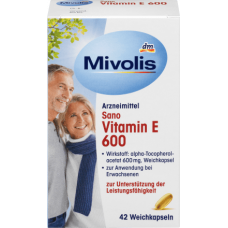 Mivolis Sano Vitamin E 600 42капсул 