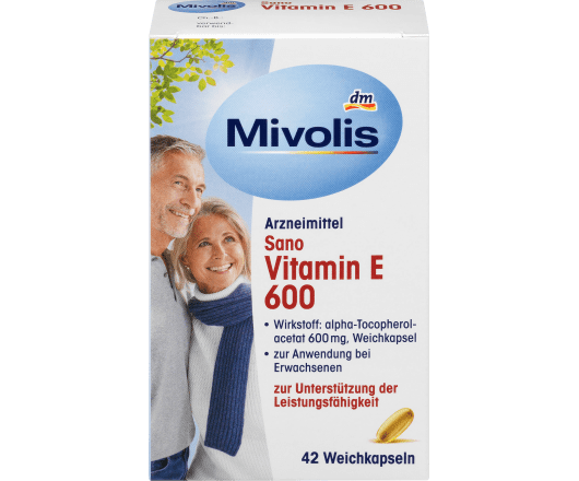 Mivolis Sano Vitamin E 600 42капсул 