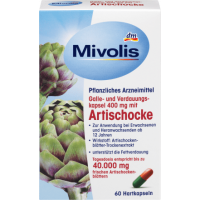 Mivolis Artischok Galle und verd 400mg 60капсул вітаміни