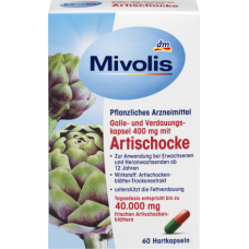 Mivolis Artischok Galle und verd 400mg 60капсул вітаміни