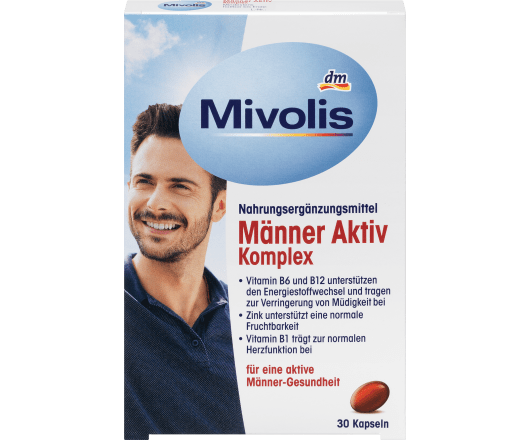 Mivolis Männer Aktiv Komplex 30капсул вітаміни