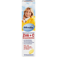 Mivolis Zink + C ШИПУЧКА таблетки 20 шт вітаміни 