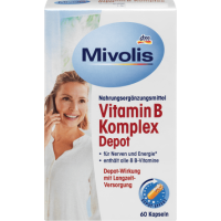 Mivolis Vitamin B Komplex Depot, Kapseln 60 St., 33 g вітаміни 