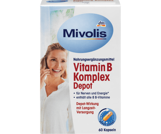 Mivolis Vitamin B Komplex Depot, Kapseln 60 St., 33 g вітаміни 