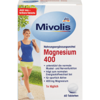Mivolis Magnesium Dragees 400, 60 St вітаміни