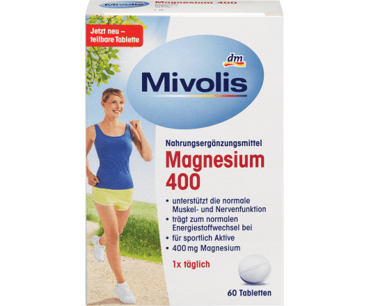 Mivolis Magnesium Dragees 400, 60 St вітаміни