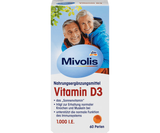 Mivolis Vitamin D3 60perlen 13,3g вітаміни 