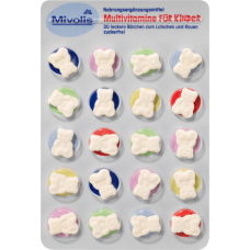 Mivolis Multivitamine für Kinder Lutschtabletten, 20 St 