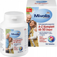 Mivolis A-Z Komplett AB 50 DEPOT (після 50 років) 100капсул вітаміни 