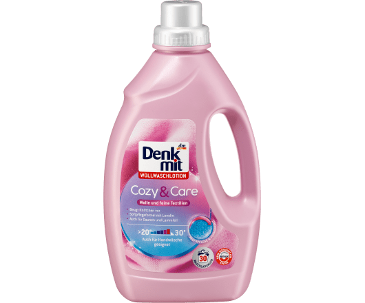 Denkmit гель для прання вовни,шовку Wollwaschlotion Cozy & Care 30п 1,5л (8)