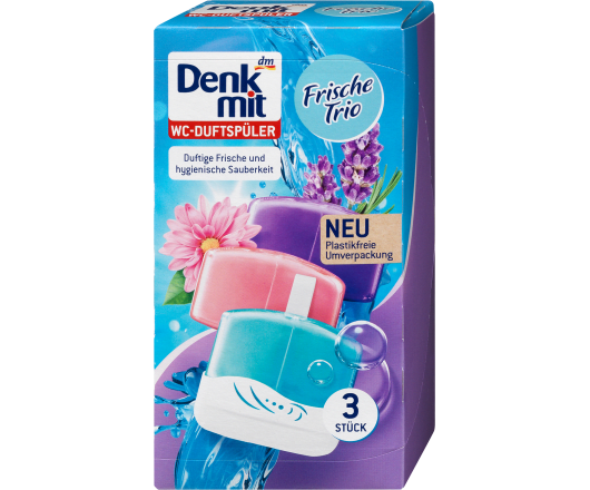 Denkmit WC вішалка Frische Trio для унітазу 3шт 