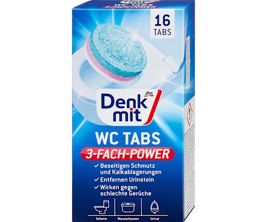 Denkmit WC таблетки для унітазу 16шт (12)