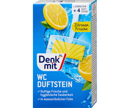 Denkmit WC вішалка для унітазу Zitronen-Frische 4шт (12)