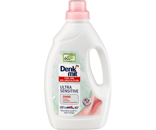 Denkmit гель для прання Fein-Und Wollwaschlotion Ultra Sensitive 30п 1.5l (8)