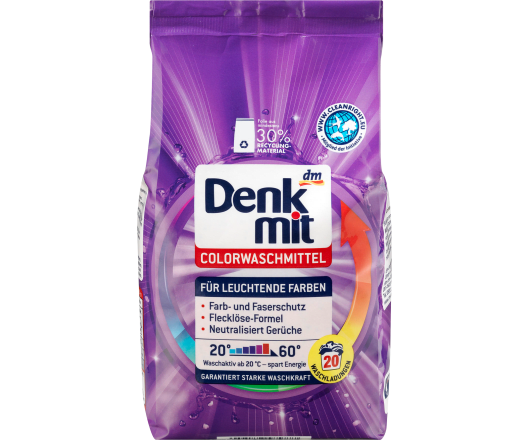 Denkmit порошок для прання Colorwaschmittel 20п 1.36kg (8)