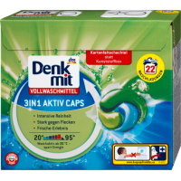 Denkmit Vollwaschmittel Caps Duo-Aktiv,20Wl Капсули для прання білого 