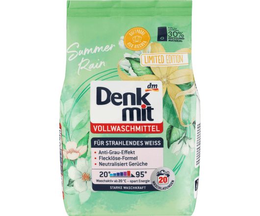 Denkmit Vollwaschmittel LE Pulver порошок для білого лімітована 20п 1.35kg (8)