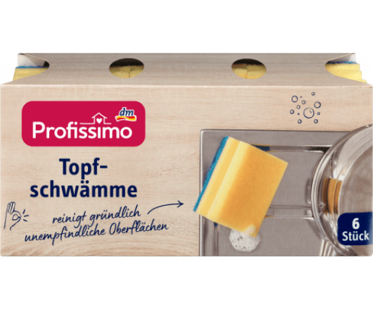 Profissimo губка Topfschwämme для миття посуду 6st 