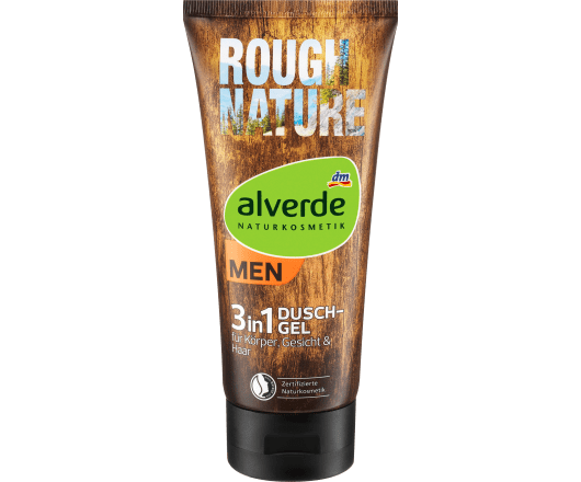 alverde MEN гель для душу 3in1 Rough Nature 200ml