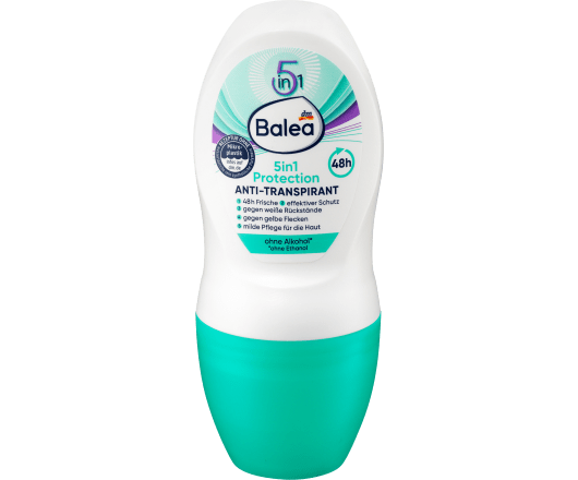 Balea дезодорант кульковий 5in1 protection 50ml 