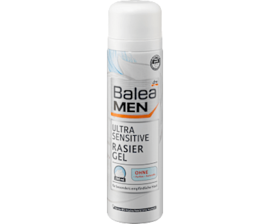 Balea MEN rasiergel ultra sensitive 200ml Гель для гоління дуже чутливой шкіри 