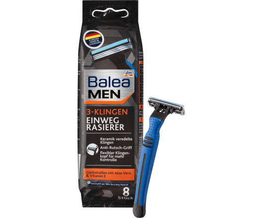 Balea MEN станок для голінняна 3 леза 8шт (12)