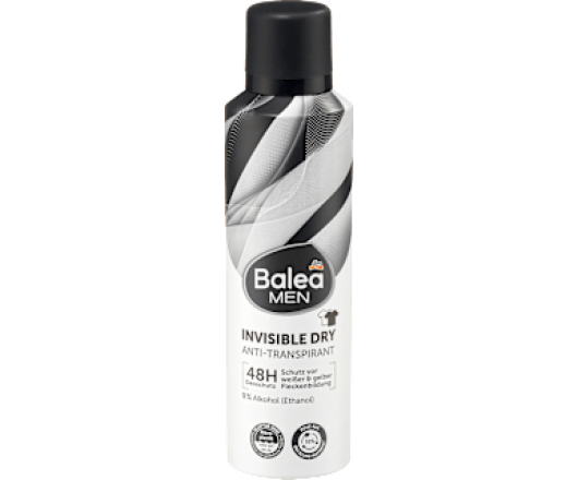 Balea MEN дезодорант спрей Invisible Dry 200ml (15)