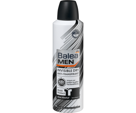 Balea MEN дезодорант спрей  Invisible 200ml 