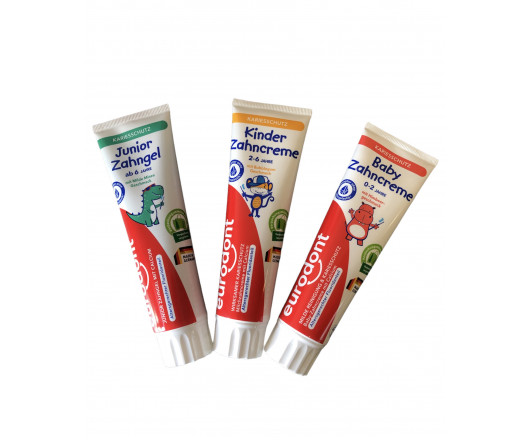 Eurodont зубна паста дитяча (0-2, 2-6, ab 6) 100 ml