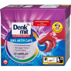 Denkmit капсули для прання кольорових речей Colorwaschmittel 22п (5