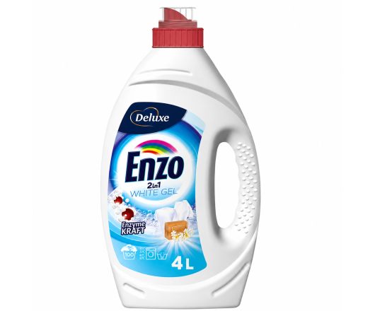 Deluxe Enzo гель для прання White 100п 4л