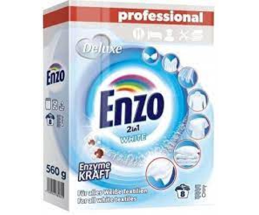 Deluxe Enzo 2в1 8p/ 560g White порошок для прання