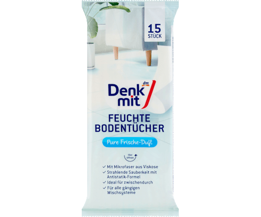 Denkmit серветки вологі для підлоги Purer frische-duft 15шт (10)