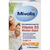 Mivolis Vitamin D3 Wohen-Depot 12капсул вітаміни
