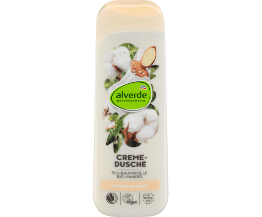 Alverde крем  для душу Bio-Baumwolle Bio-Mandel 250ml 