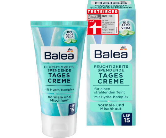 Крем для обличчя  Balea Feuchtigkeitsspendende Tagespflege, 50 ml