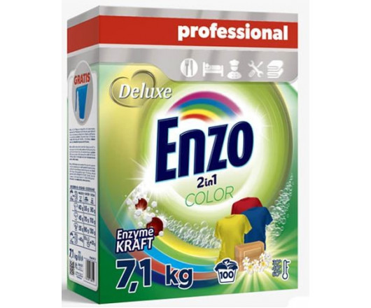 Deluxe Enzo порошок для прання з мірним стаканом COLOR 100п 7,1кг 