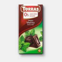 Torras шоколад №534 чорний з ментолом 75г