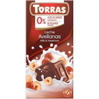 шоколад ТМTorras №562 молочний фундук 0.75