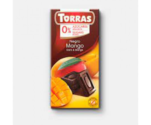 шоколад ТМTorras№532 чорний з манго 0.75