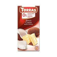 Torras шоколад №529 білий з кокосом 75г