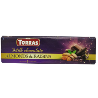 Torras шоколад Almonds Raisins №371