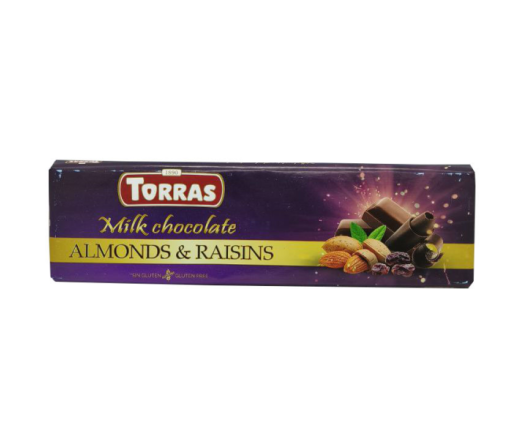 Torras шоколад Almonds Raisins №371