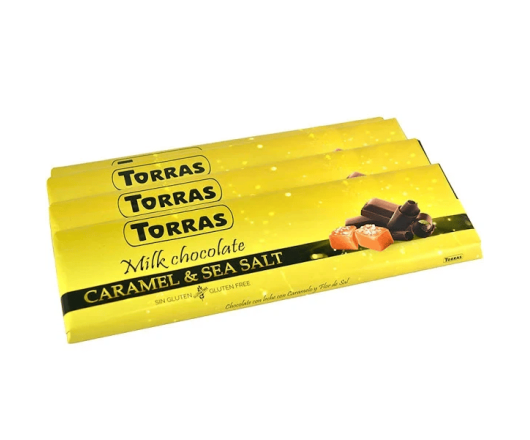  Torras шоколад №370 карамель і морська сіль 300гр