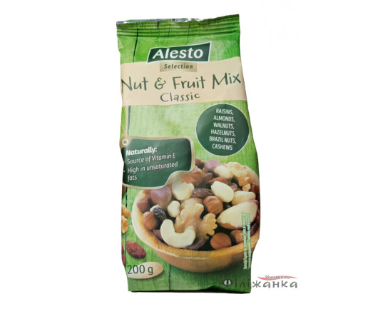 горішки Alesto Nut Raisin Mix Clasic 200г