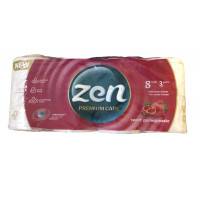 Zen туалетний папір Sweet pomengranate 3ш 8шт