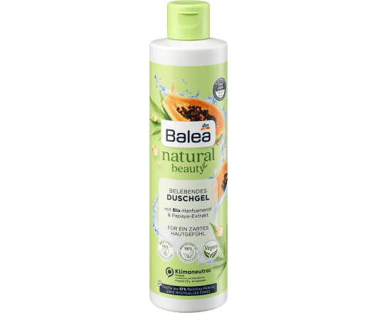 Balea Natural гель для душу Hanfsamen & Papaya 250ml (15)